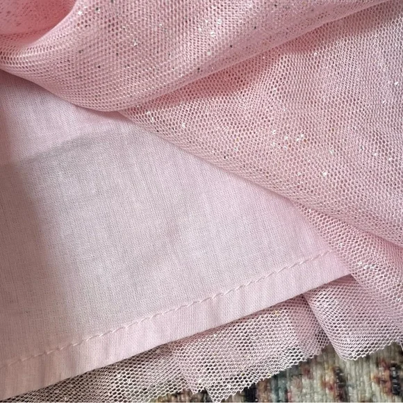 TUCKER + TATE Pink Gold Sparkle Glitter Tulle Ballet Dress Ballerina 6M NWT - Picture 5 of 8